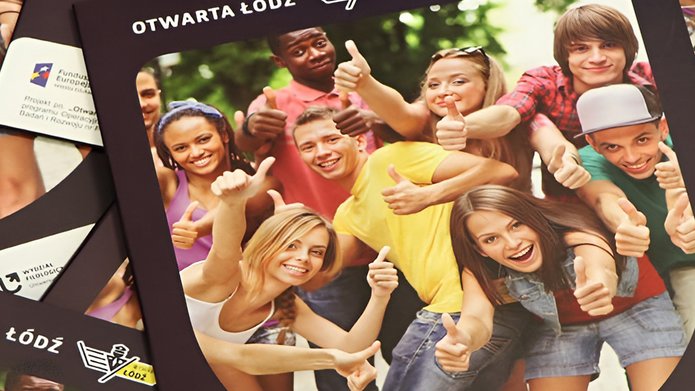 Otwarta Łódź - teczki promujące projekt 