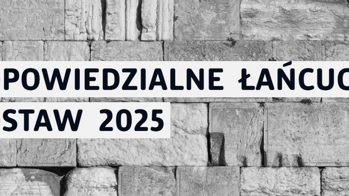 baner konferencji Odpowiedzialne Łańcuchy Dostaw