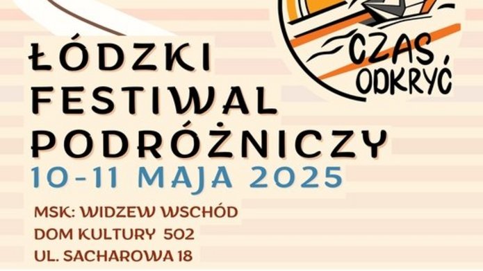 logo Łódzkiego Festiwalu Podróżniczego