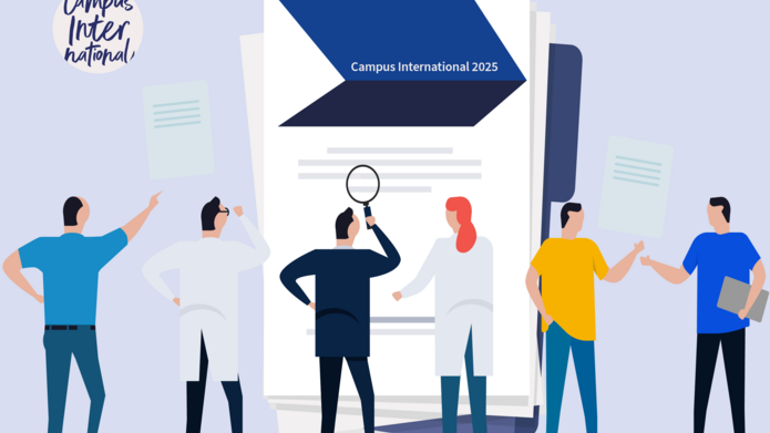 grafika promująca badanie Campus International 2025