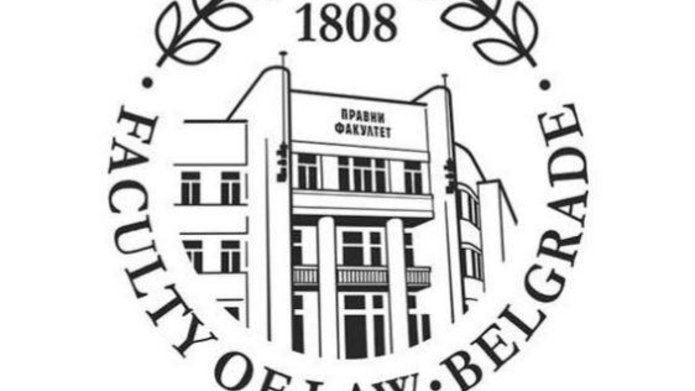 Logo Wydziału Prawa Uniwersytetu w Belgradzie