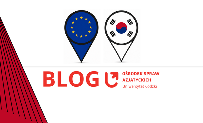 Logo blogu OSA UŁ Unia Europejska Korea Południowa