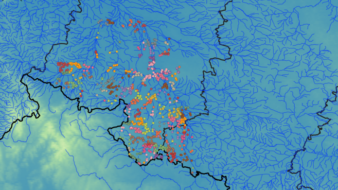 mapa stanowisk