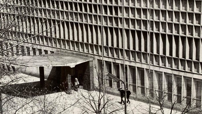 budynek Biblioteki UŁ, zdjęcie archiwalne
