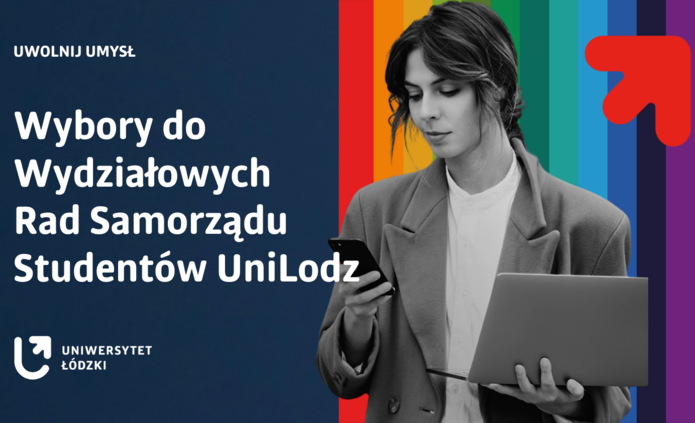 Zdjęcie kobiety trzymającej laptop oraz telefon, obok tytuł artykułu