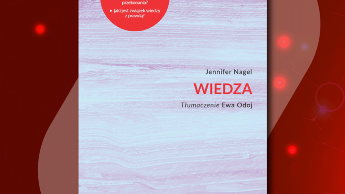 okładka książki na czerwonym tle