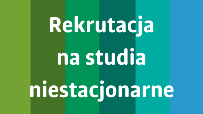 Napis na kolorowych paskach