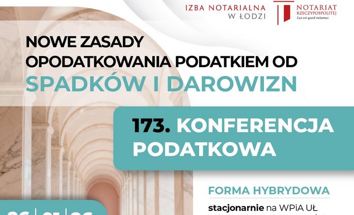 plakat 173 konferencji