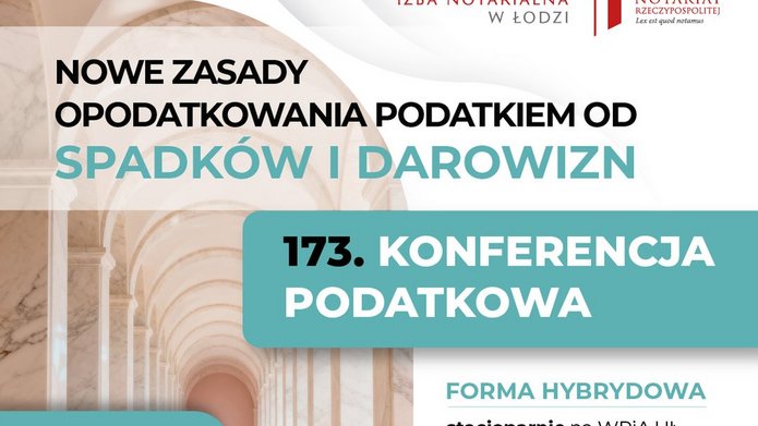 plakat 173 konferencji