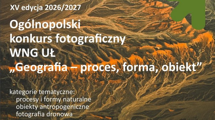 Konkurs „Geografia – proces, forma, obiekt” 2027 
