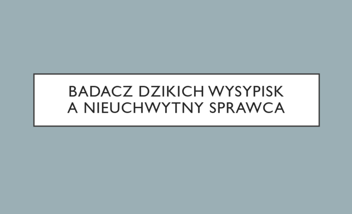 Slajd prezentacji z tytułem wystąpienia