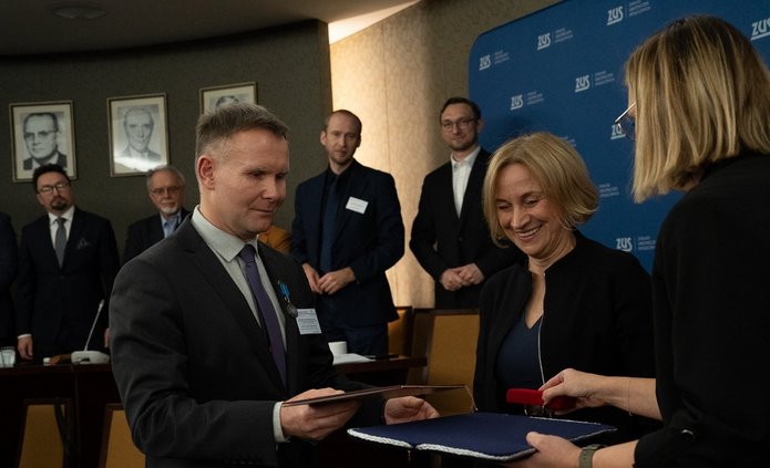 Wręczenie odznaczenia