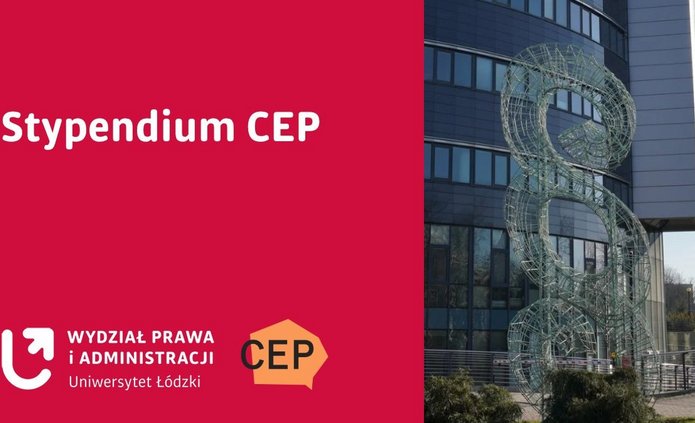 Plansza z tytułem stypendium