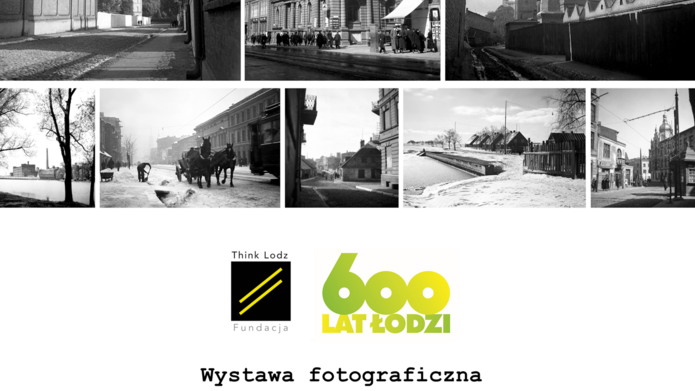 Grafika promująca wydarzenie, tytuł i zdjęcia