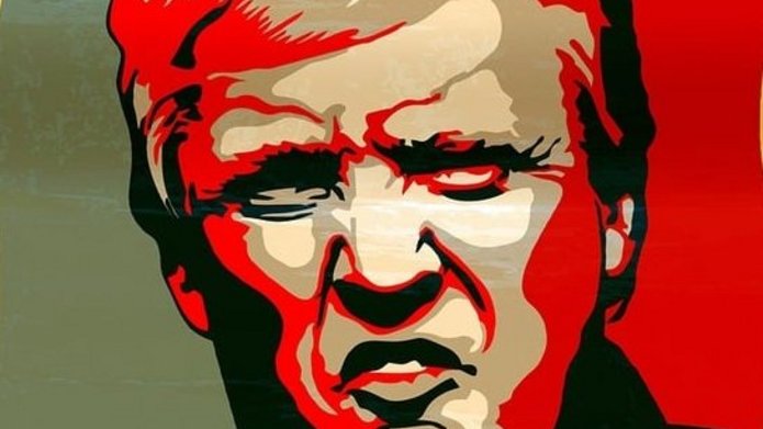 Donald Trump na plakacie 