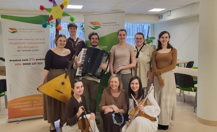 Zespół Bałałajki w Hospicjum Łódzkim