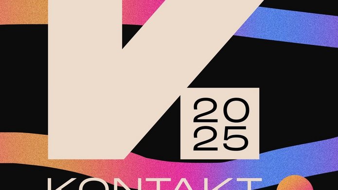 Plakat promujący festiwal wolontariatu "Kontakt"