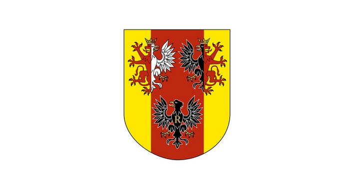 Herb województwa łódzkiego.