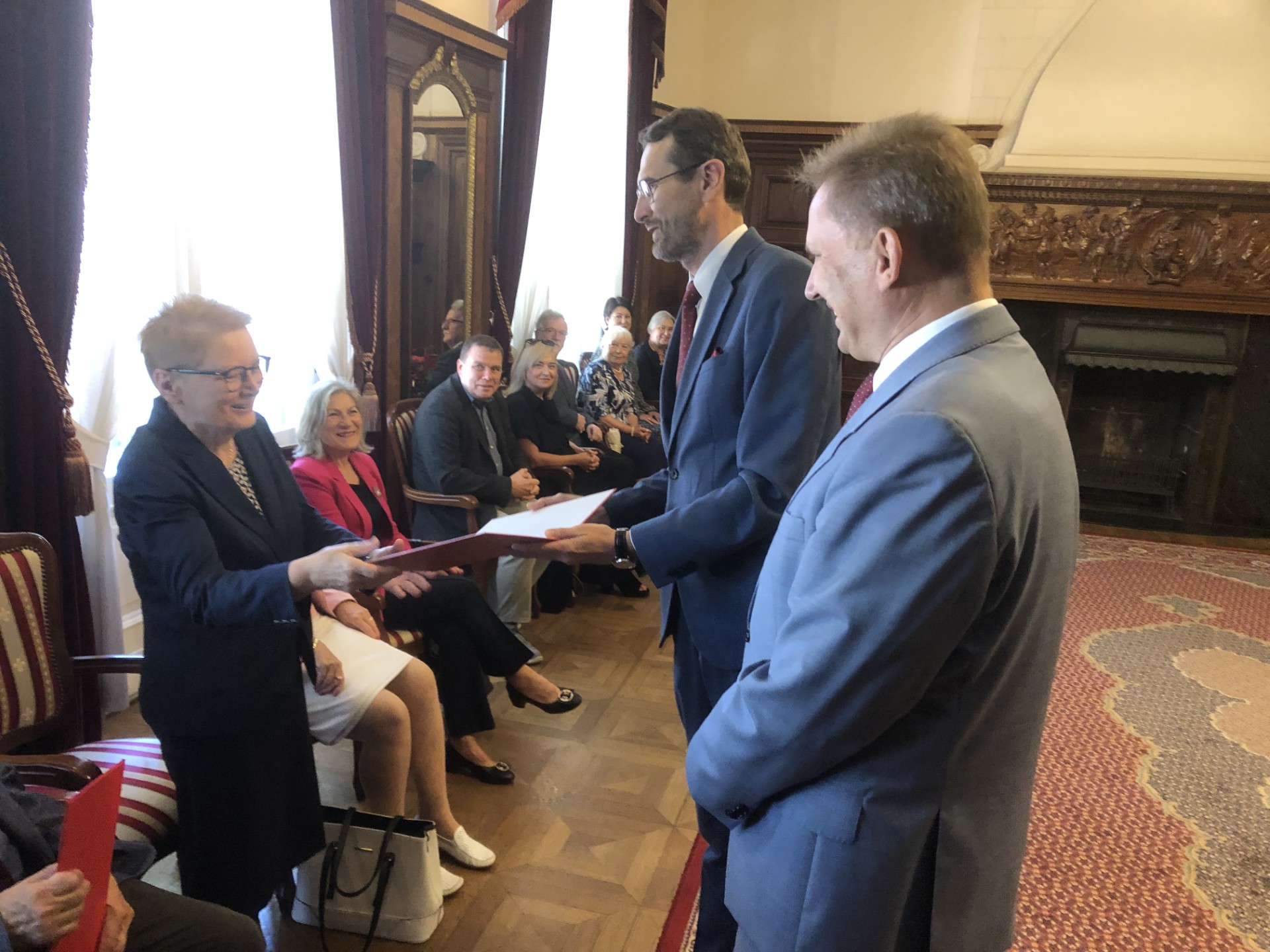 Spotkanie rektora UŁ z pracownikami uczelni odchodzącymi na emeryturę